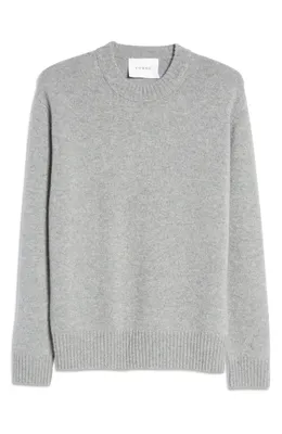 FRAME FRAME Cashmere Crewneck Sweater in Gris — Men Summer silver Tops