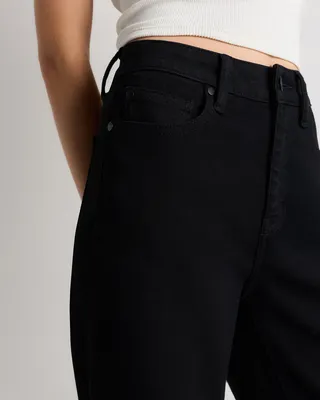 Quince Quince | Women's Bella Stretch Palazzo Jeans in Black — Women Winter black Jeans & Denim