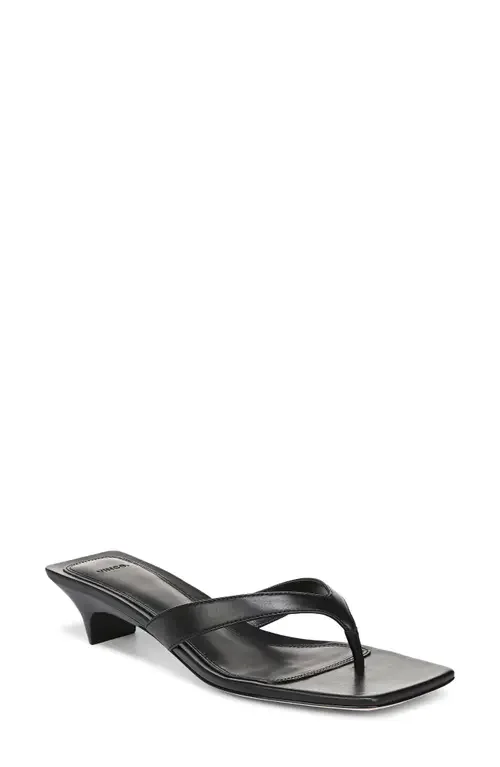 Vince Vince Sanjuan Flip Flop in Black — Women Winter black Shoes