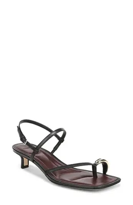 Vince Vince Polli Kitten Heel Sandal in Black — Women Winter black Shoes