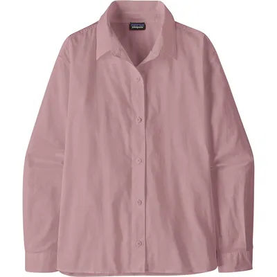 Patagonia Patagonia Sunrise Stream Long-Sleeve Shirt in Quiet Violet — Unisex Summer pink Tops