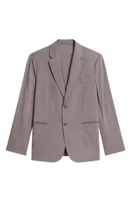 Theory Theory Standard Linen Blend Suit Jacket in Morel — Men Autumn grey Outerwear