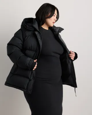Quince Quince | Women's Responsible Down Puffer Jacket in Black — Women Winter black Down Jackets