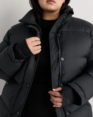 Quince Quince | Women's Responsible Down Puffer Jacket in Black — Women Winter black Down Jackets