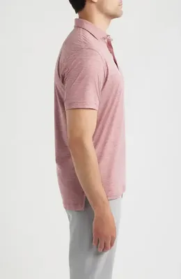 johnnie-O johnnie-O Huron PREP-FORMANCE Polo in Racing Red — Men Spring pink Tops