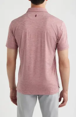 johnnie-O johnnie-O Huron PREP-FORMANCE Polo in Racing Red — Men Spring pink Tops