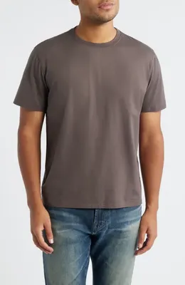 AG AG Bryce Crew T-Shirt in Brown Slate — Men Autumn brown Tops