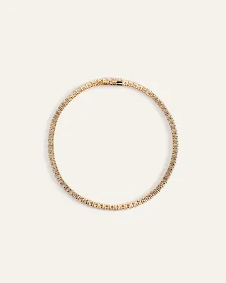 Quince Quince Women's 14K Gold Lab Grown Diamond Tennis Bracelet 3ctw in Yellow Gold — Women Spring yellow Accessories