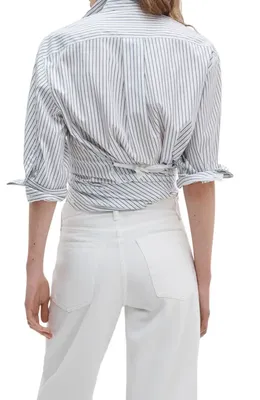 rag & bone rag & bone Andi High Waist Ankle Wide Leg Jeans in White — Women Winter white Pants