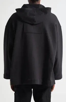 Bode Bode Sideline Cotton Zip-Up Hoodie in Black — Men Winter black Tops