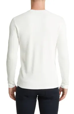 Vince Vince Thermal Long Sleeve T-Shirt in Off White — Men Winter white Tops