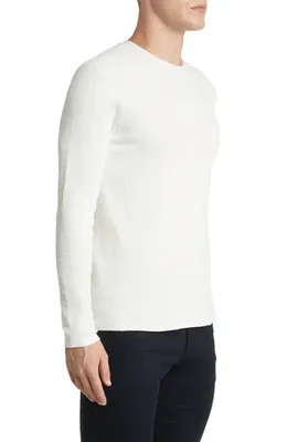 Vince Vince Thermal Long Sleeve T-Shirt in Off White — Men Winter white Tops