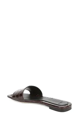 Vince Vince Valeria Slide Sandal in Cacoa Brown — Women Autumn chocolate Shoes