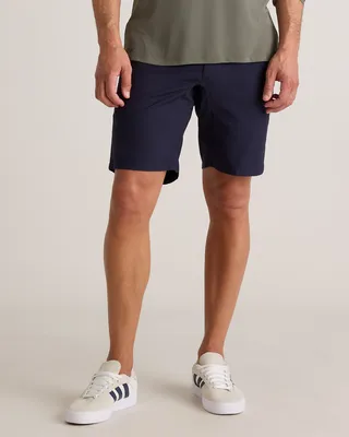 Quince Quince | Men's Organic Stretch Ripstop Shorts 10" in Deep Navy — Men Winter navy Shorts