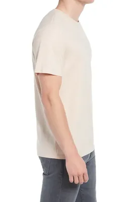 AG AG Bryce Crewneck T-Shirt in Vintage Pink — Men Spring ivory Tops