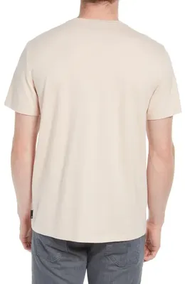 AG AG Bryce Crewneck T-Shirt in Vintage Pink — Men Spring ivory Tops
