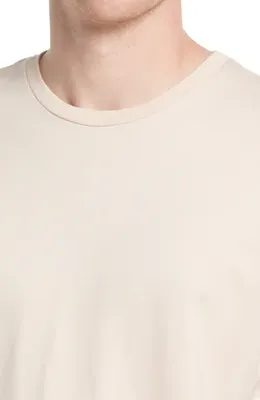 AG AG Bryce Crewneck T-Shirt in Vintage Pink — Men Spring ivory Tops