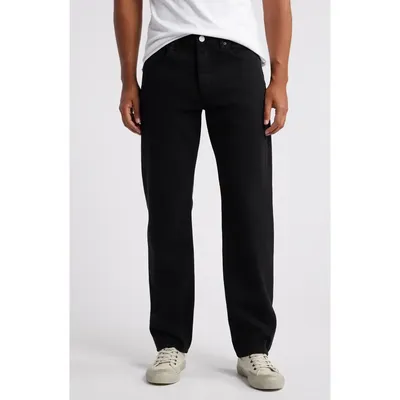FRAME FRAME The Straight Leg Canvas Jeans in Black — Men Winter black Pants