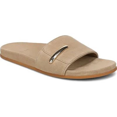 Vince Vince Sadie Slide Sandal in Tuscan Sand — Women Autumn beige Shoes