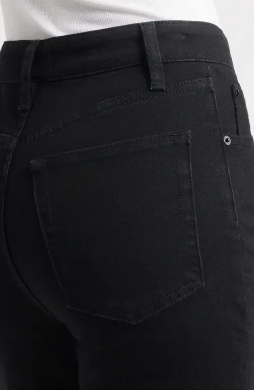 FRAME FRAME The Arrow High Waist Relaxed Bootcut Jeans in Black — Women Winter black Jeans & Denim