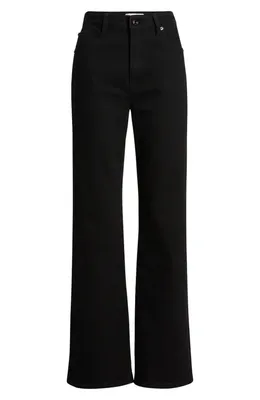 FRAME FRAME The Arrow High Waist Relaxed Bootcut Jeans in Black — Women Winter black Jeans & Denim