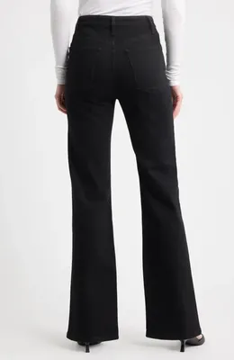 FRAME FRAME The Arrow High Waist Relaxed Bootcut Jeans in Black — Women Winter black Jeans & Denim