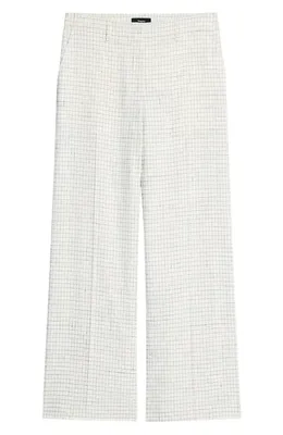 Theory Theory St Classic Check Pants in Natural Multi — Women Spring white Pants