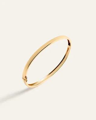 Quince Quince | Women's 14K Gold Bold Bangle in Yellow Gold — Women Autumn gold Accessories