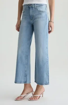 AG AG Saige Ankle Wide Leg Jeans in Kings River — Women Summer silver Pants