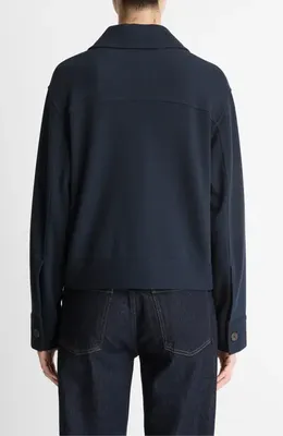 Vince Vince Crop Jacket in Coastal — Women Winter navy Outerwear