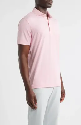johnnie-O johnnie-O Lyndon Classic Fit Polo in Azalea — Men Spring pink Tops