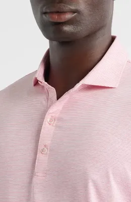 johnnie-O johnnie-O Lyndon Classic Fit Polo in Azalea — Men Spring pink Tops