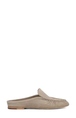 Vince Vince Tevin Ruched Apron Toe Mule in Dark Clay — Women Autumn grey Shoes