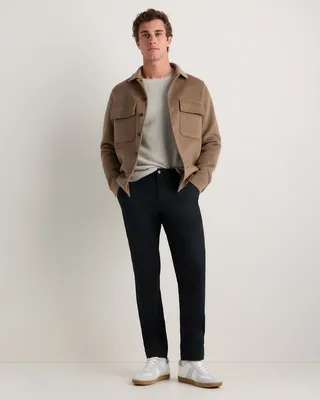 Quince Quince | Men's Ultimate Commuter Pants in True Black — Men Winter black Trousers & Chinos