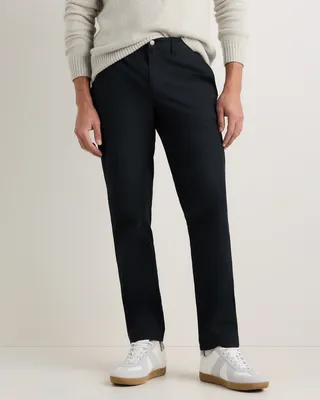 Quince Quince | Men's Ultimate Commuter Pants in True Black — Men Winter black Trousers & Chinos