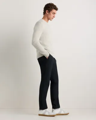 Quince Quince | Men's Ultimate Commuter Pants in True Black — Men Winter black Trousers & Chinos
