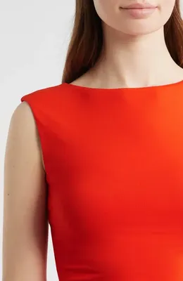 rag & bone rag & bone Luca Reversible Tank in Bt Red — Women Spring coral Tops