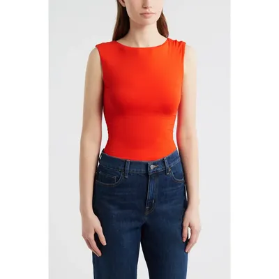 rag & bone rag & bone Luca Reversible Tank in Bt Red — Women Spring coral Tops