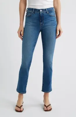 AG AG Mari Slim Straight Leg Jeans in Lake Tahoe — Women Summer navy Pants
