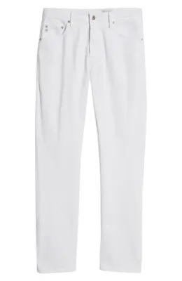 AG AG Everett Slim Straight Leg Jeans in White — Men Winter white Pants