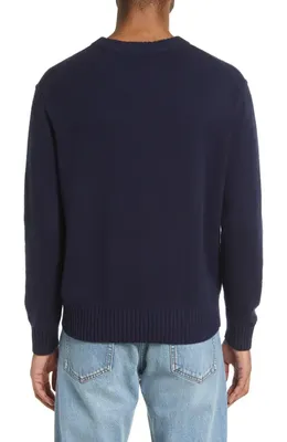 FRAME FRAME Cashmere Crewneck Sweater in Navy — Men Winter navy Tops