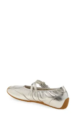 rag & bone rag & bone Emilee Mary Jane Runner in Silvr — Women Winter silver Shoes