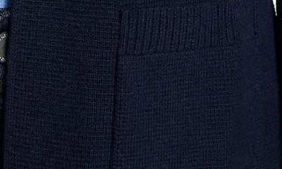 NIC+ZOE NIC+ZOE Knit Blazer in Dark Indigo — Women Winter navy Outerwear
