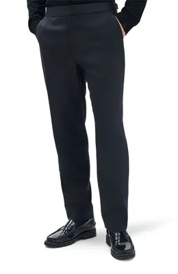 rag & bone rag & bone Evan Side Stripe Wool Pants in Black — Men Winter black Pants