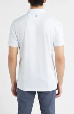 johnnie-O johnnie-O Marina Palm Tree Print Performance Jersey Polo in Maliblu — Men Winter white Tops