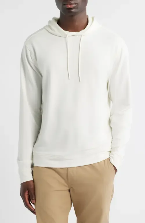 johnnie-O johnnie-O Willard Hoodie in Sand Dollar — Men Spring white Tops