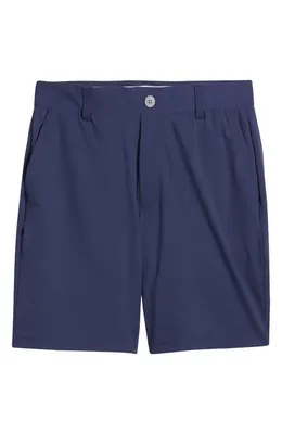 johnnie-O johnnie-O Fusionn Stretch Nylon Chino Shorts in Navy — Men Winter navy Shorts