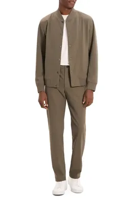 Theory Theory Murphy Precision Bomber Jacket in Tarmac - 1Ye — Men Autumn grey Outerwear