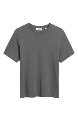 FRAME FRAME Duo Fold Cotton T-Shirt in Slate Blue — Men Autumn grey Tops