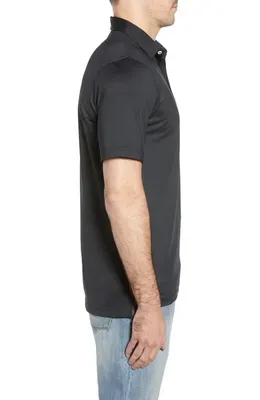 johnnie-O johnnie-O Birdie Classic Fit Performance Polo in Black — Men Winter black Tops